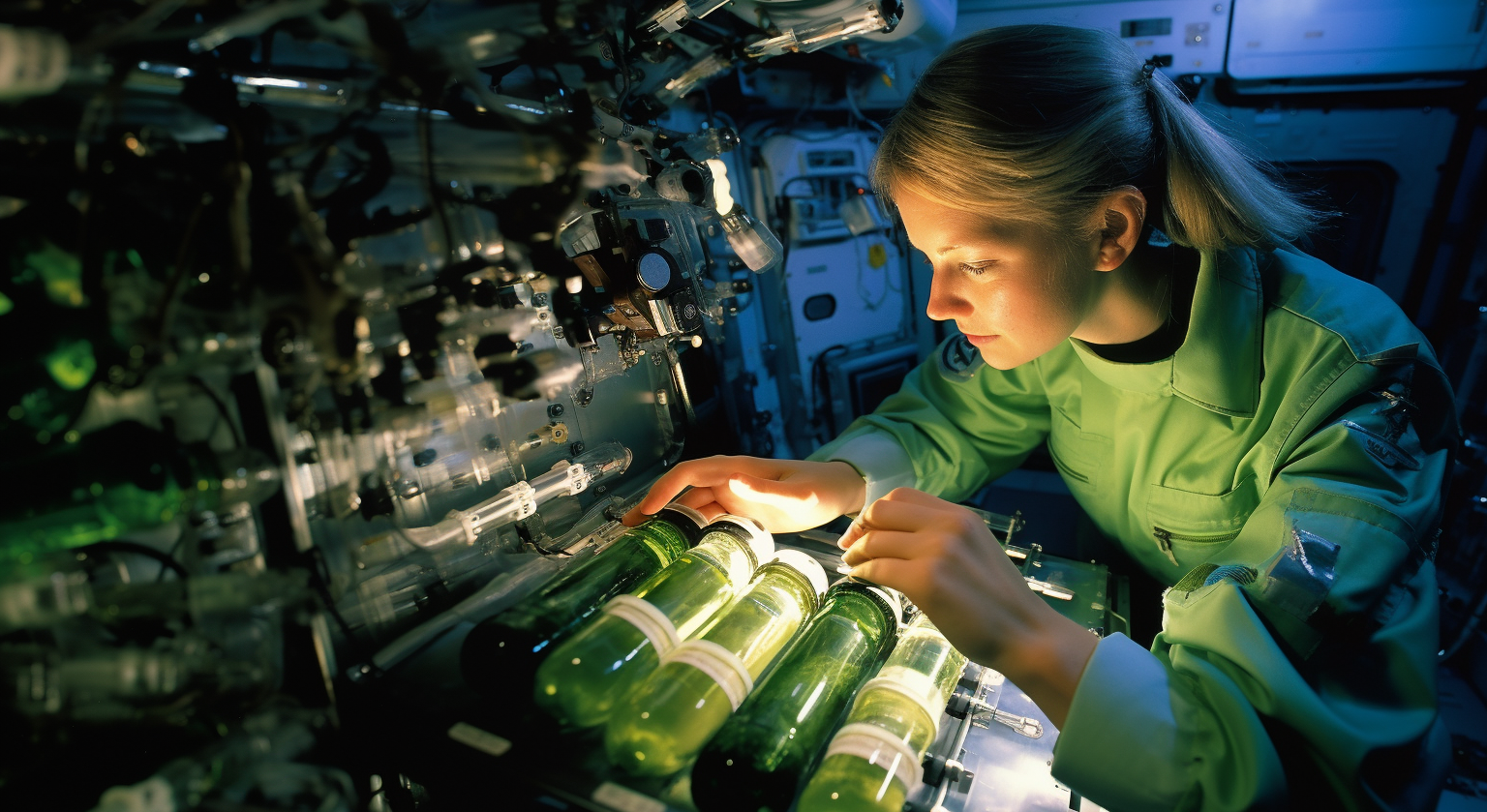 Microalgae for Space